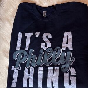 Gildan Dark Blue 'It's a Philly Thing' Sweatshirt